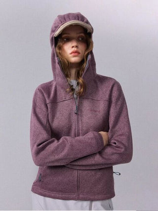 [Monterest] 5A Antibacterial Fleece-Lined Hooded Cardigan