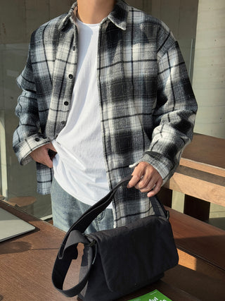 Encore Wool Tartan Check Shirt