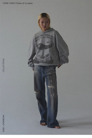 [CONP] “Lost ID CARD” Stained Jeans