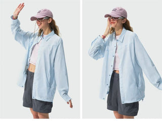 [Monterest] Water Repellent Lightweight Snap Shirt