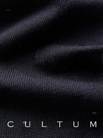[CULTUM] Mercerized Cotton Dotted Business Socks