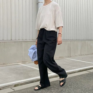 u-neck half knit