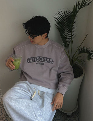 SCHOOL Cutout Sweatshirt (3 colors)
