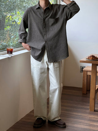 Thor Crack Pigment Oversized Shirt