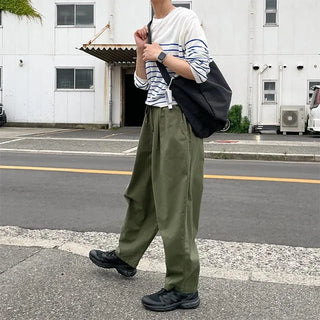 cotton balloon pants (khaki)
