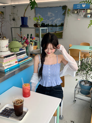 See-through summer cardigan