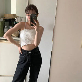 Stitched Wide Pants