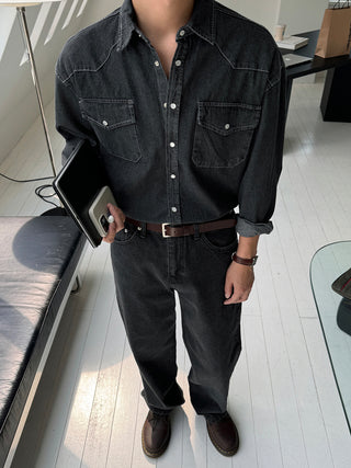 Fore Semi-Wide Denim Pants