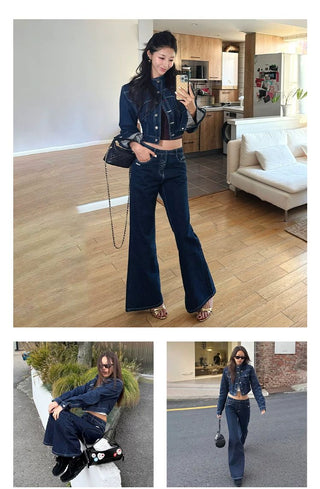 [NOTAWEAR] N4 Pro Italian Raw Denim Mid-Rise  Jeans