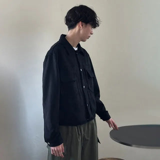 Pocket suede jacket