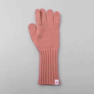 Finger-slit knit gloves