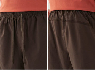 [Monterest] Quick-Dry Mesh Panel Sports Shorts