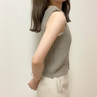 toro square sleeveless knit
