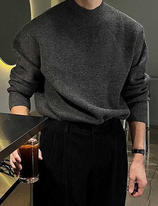 Deli Hazzi mock turtleneck knit (soft fabric)