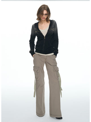 [NECY] Utility Cargo Strap Pants