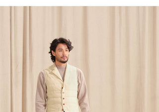 [CULTUM] Tailored Down Vest with Notch Lapel