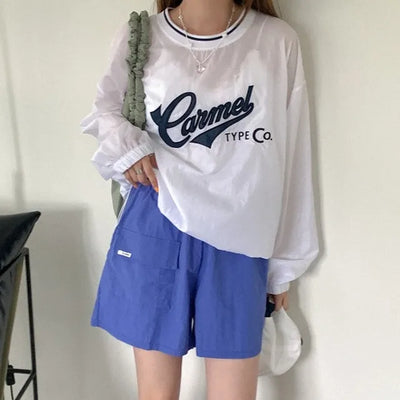 Nylon sweatshirt