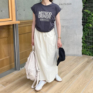 String nylon skirt