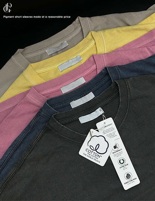 [Special Feature] Pigment Short Sleeve T-shirt (5 colors)