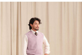 [CULTUM] V-Neck Knit Vest