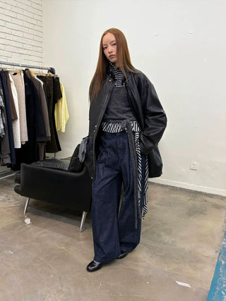 [NeverSeez] Mohair Blend Knit Set