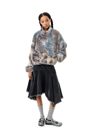CONP Tie-Dye Sherpa Coat
