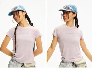 [Monterest] 3A Antibacterial Slim Fit Logo T-Shirt