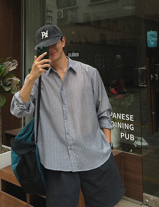 More Summer Check Shirt (4 colors, M~L)