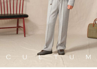 [CULTUM] Knit Collar Snap Button Jacket