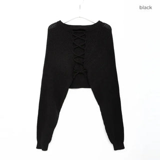 2-way knit bolero cardigan