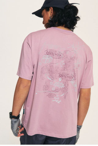 [Monterest] Quick-Dry Reflective Print T-Shirt