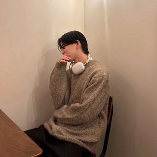 Wool round knit