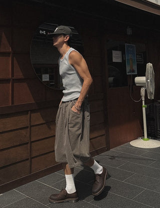 Oni Sporty Ribbed Sleeveless Top (3 colors)