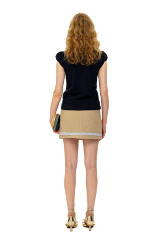 [Moromoro2] Slim Fit Polo Tee with Webbing  Placket