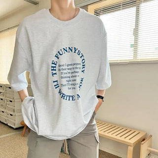 Lettering Logo Casual T-shirt