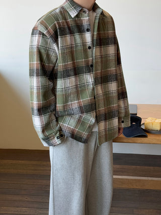 Encore Wool Tartan Check Shirt