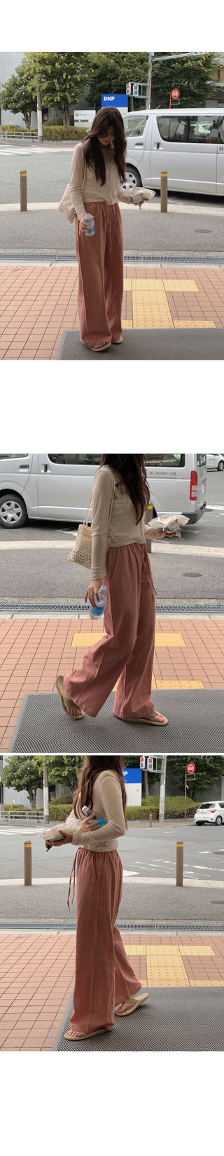 Wood Linen Wide Pants - 6 Colors