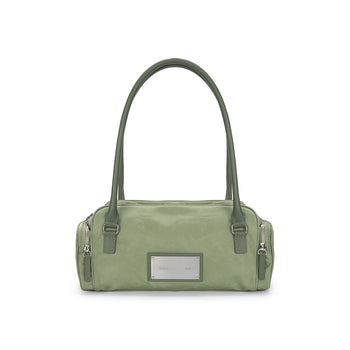 NYLON BOSTON BAG IN KHAKI