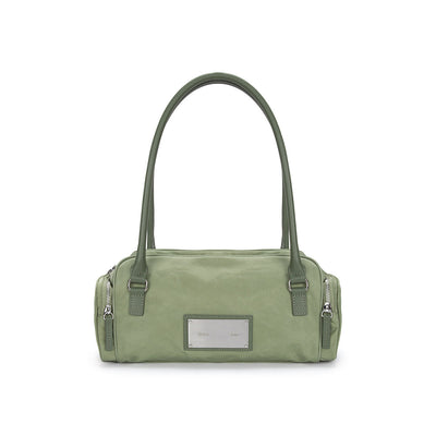 NYLON BOSTON BAG IN KHAKI