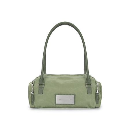 NYLON BOSTON BAG IN KHAKI
