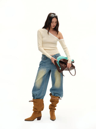 Ranch Wide-Leg Jeans
