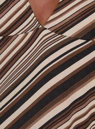 Carmisa Mini Dress Multi Stripe