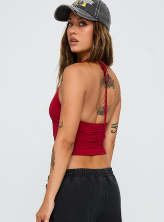 Ezekiel Nylon Top Red