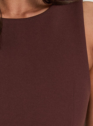 Anse Mini Dress Chocolate