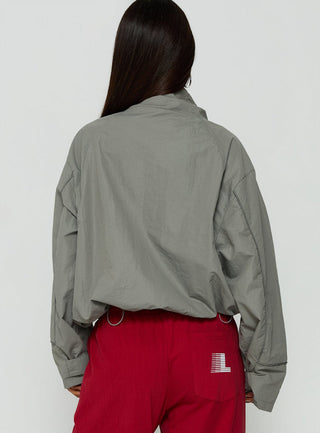 Shoreline Windbreaker Jacket Grey