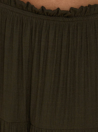 Mya Maxi Skirt Chocolate