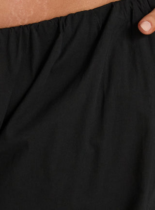 Lunea Concealed Waistband Pants Black Curve