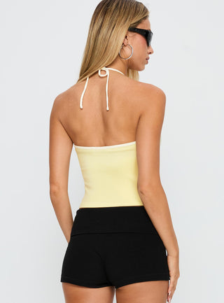 Intellect Top Yellow  White