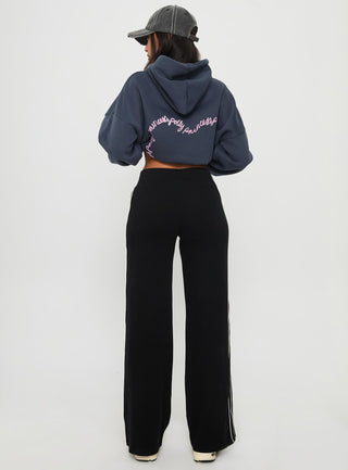 Ascenda Straight Leg Track Pant Black