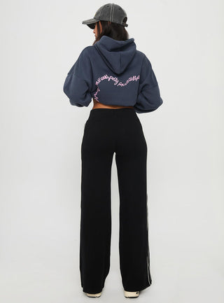 Ascenda Straight Leg Track Pant Black